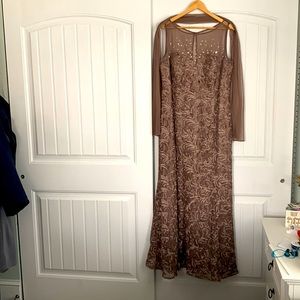 Woman’s gown in a Coco color